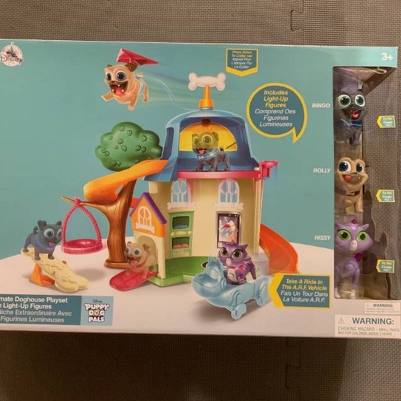 puppy dog pals doghouse playset